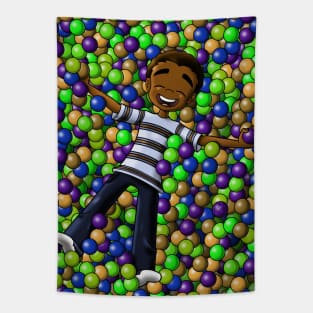 African American Boy Tapestry