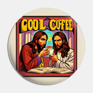 Sip Coffee With Jesus Album Collection Art Pin