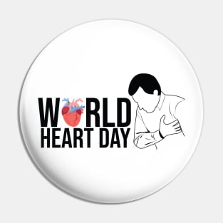 WORLD HEART DAY Pin