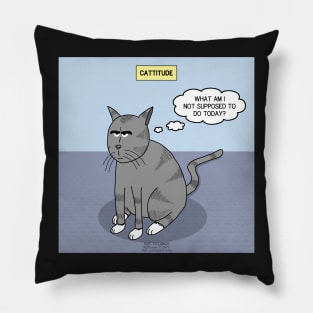 Cat Attitude Pillow