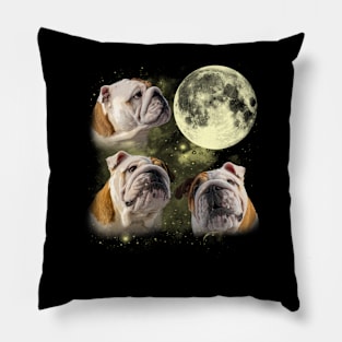 Bulldogs The Moon Classic Dog Breed Pillow