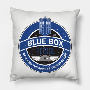 Blue Box Petrol Pillow