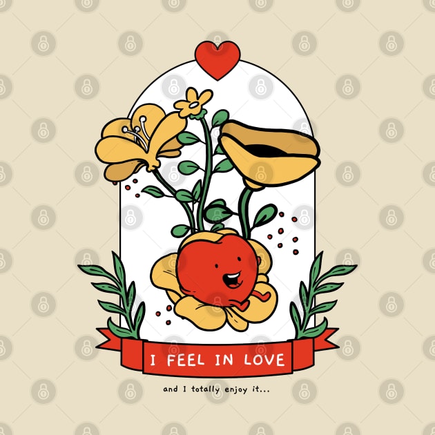 In Love Heart in a Glass Jar by JettDes