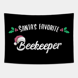 Santas Favorite Beekeeper Apiarist Beekeeping Gift Tapestry