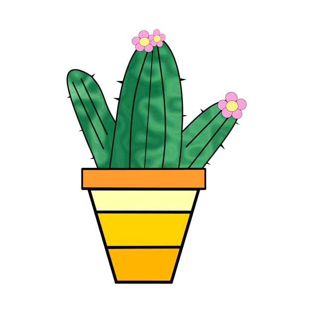 CUTE Flowering Cactus by SartorisArt1