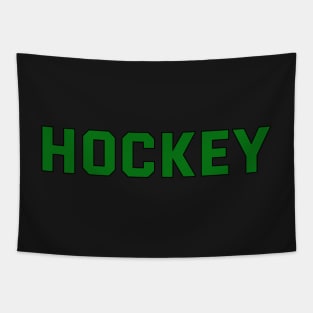 HOCKEY PLAYER JERSEY TEXT Tapestry