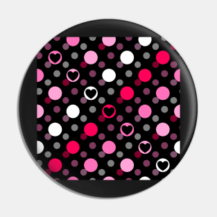 Valentine's Polka Dots Pin