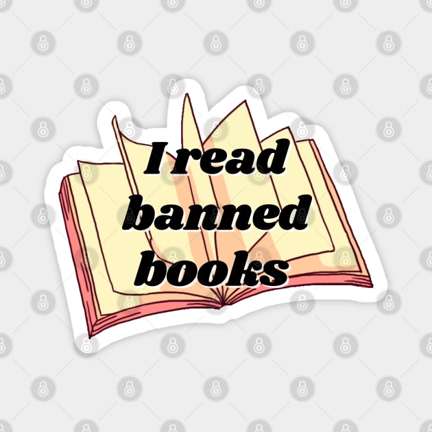 I read banned books Magnet by applebubble