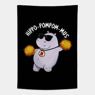 Hippo-pop-amus Funny Hippo Soda Pop Pun Tapestry