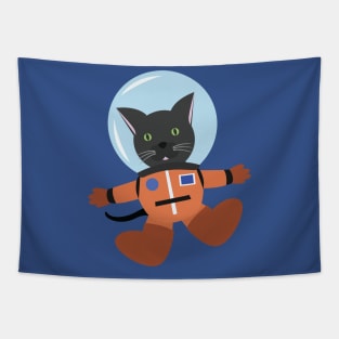 Cat in space suit Tapestry