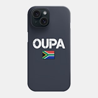 Oupa ( Grandpa ) with South Africa Flag Phone Case