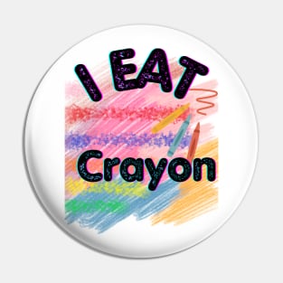 Crayon Eater Pin