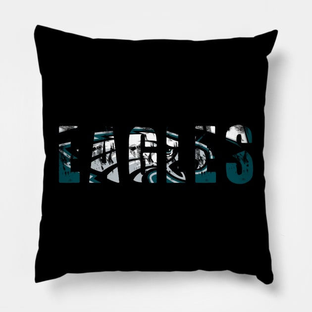 eagles FOOTBALL Pillow by sungchengjie_art