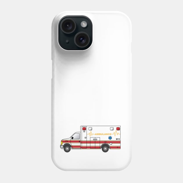 Ambulance Phone Case by PLLDesigns