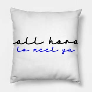 Nice To Meet Ya Tour Pillow