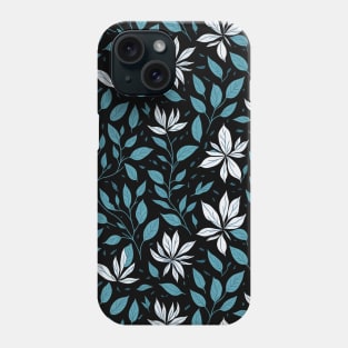 Seamless pattern with leaves Phone Case