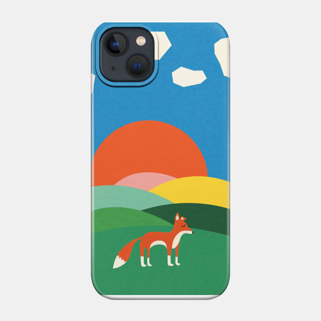 Fox And Field - Fox - Phone Case