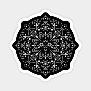 Lotus Flower Mandala Magnet