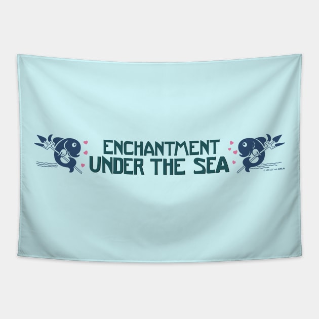 Enchantment Under the Sea Dance Tapestry by PlaidDesign