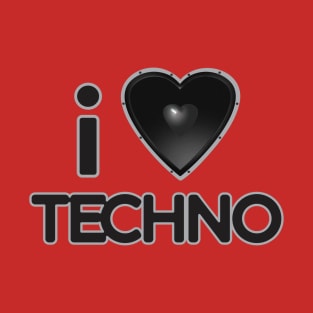 I Heart Techno T-Shirt