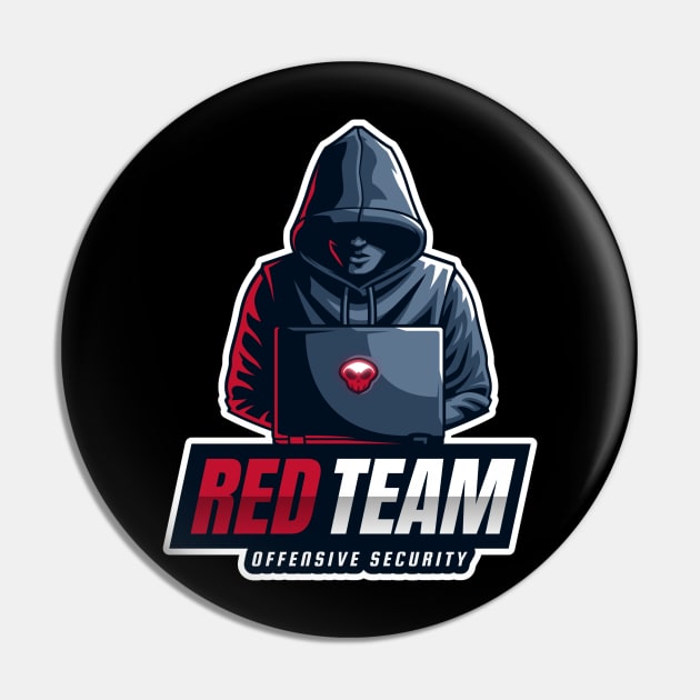 Red Team | Hacker Design Pin by leo-jess