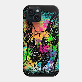 watercolor german shepherd dog art Phone Case