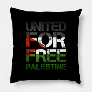 United For Free Palestine - Stand Together Like Brother Pillow