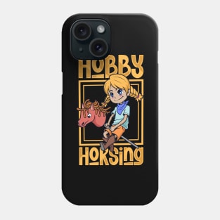 Girl at Hobby Horsing Phone Case