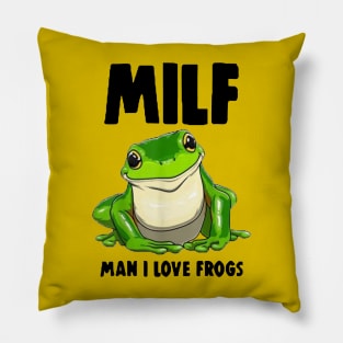 I Love Frogs Pillow