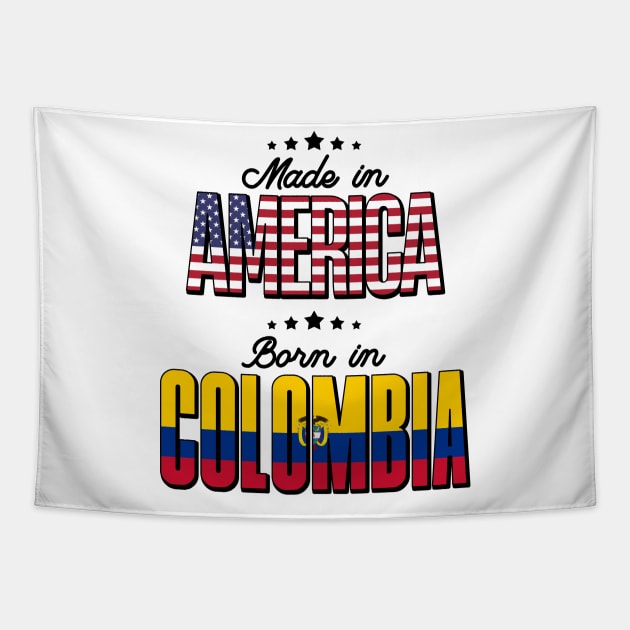 Half American Half Colombian Born in Colombia Tapestry by Way Down South