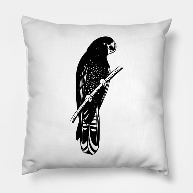 Cockatoo Pillow by il_valley