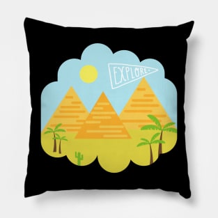 Adventure is my therapy Adventure Explore the world travel lover summer spring Pillow