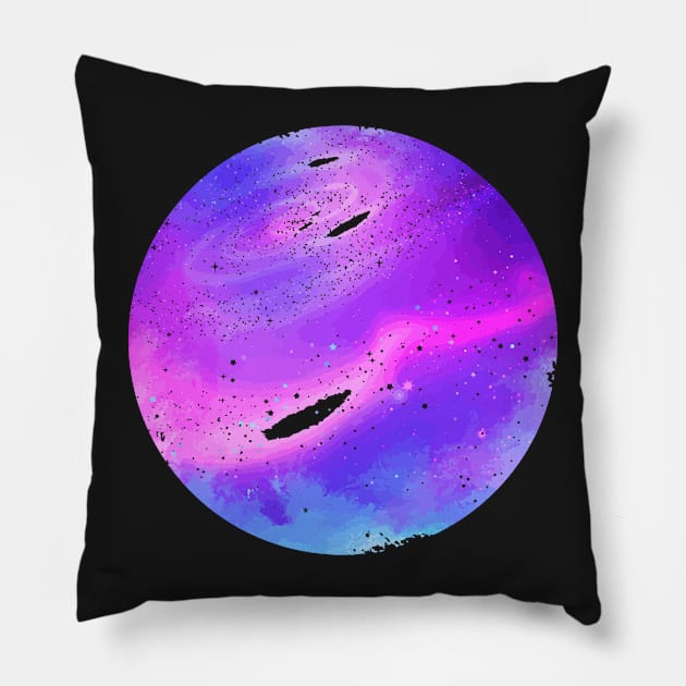 Circle universe Pillow by endi318