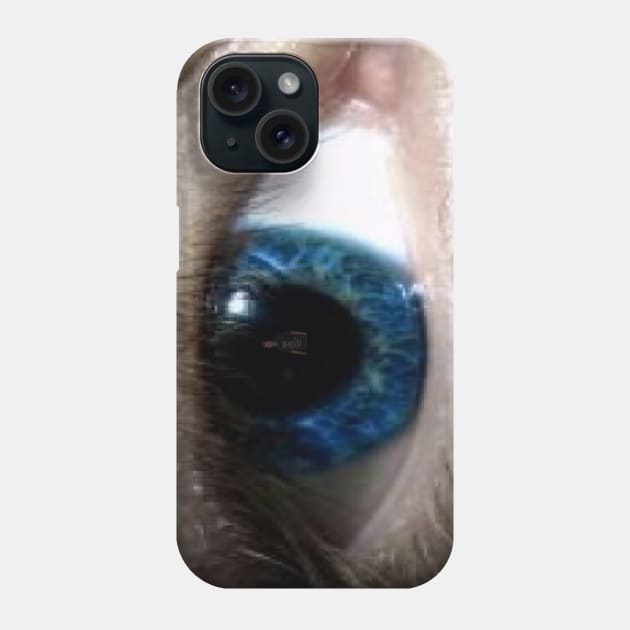 Blue Eyeball Phone Case by dodgerfl