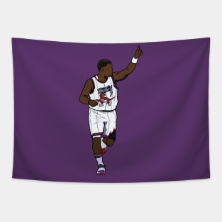 Kyle Lowry Throwback Toronto Raptors Tapestry