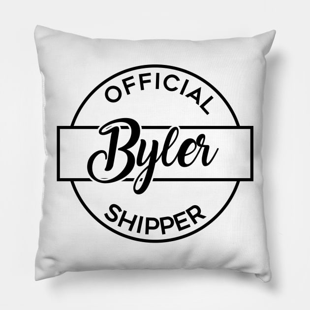 Official Byler Shipper Pillow by brendalee