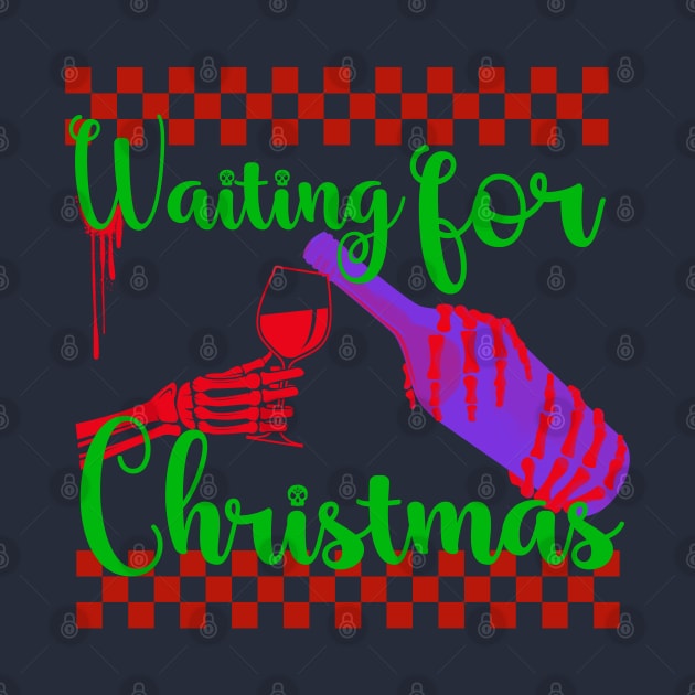 Waiting for Christmas-Funny Halloween by ARTSYVIBES111