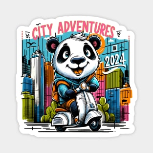 Panda, City Adventures Magnet