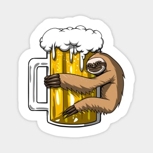 Sloth Beer Party Magnet