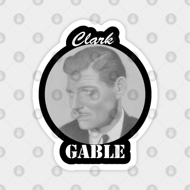 Clark Gable Magnet by jkarenart