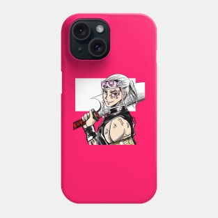 tengen uzui in demon slayer ninja shinobi art Phone Case