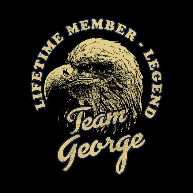 George Name - Lifetime Member Legend - Eagle by Stacy Peters Art
