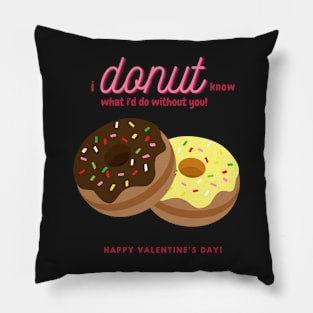 Donut Valentine Pillow