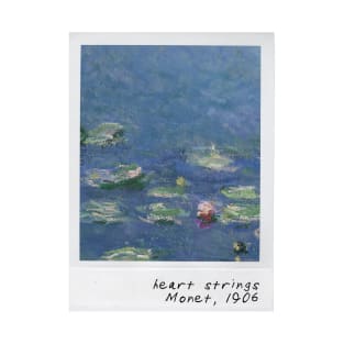 heart strings - monet's waterlilies T-Shirt