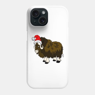 Christmas Santa Muskox Phone Case