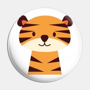 Tiger, cute baby tiger, nursery wall art Pin