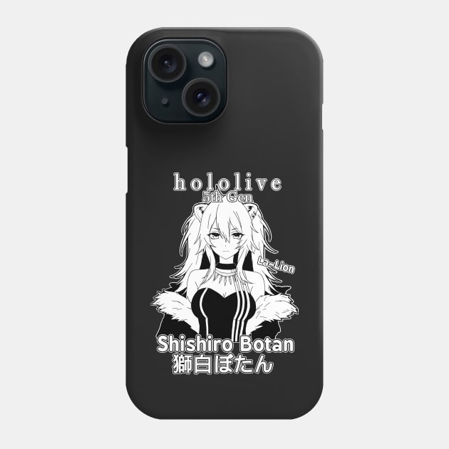 Shishiro Botan 5th Gen Hololive Phone Case by TonaPlancarte