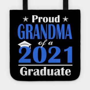 Proud Grandma of a Class of 2021 Graduate Funny Senior Tote