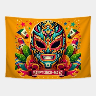 Cinco de Mayo Luchador Sombrero Tapestry