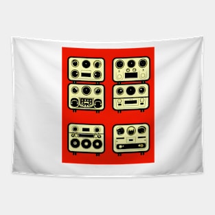 Retro Radio Tapestry